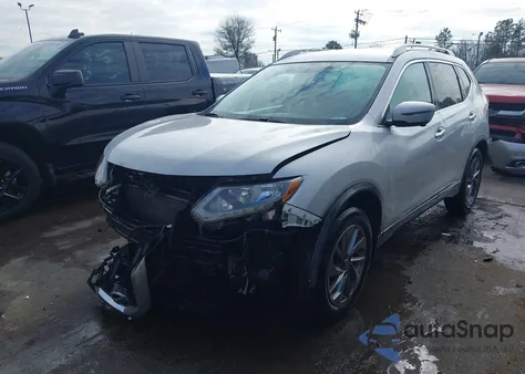 2016 Nissan Rogue Sl from USA, damaged, VIN KNMAT2MTXGP723335